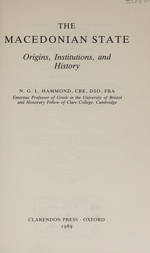 The Macedonian State