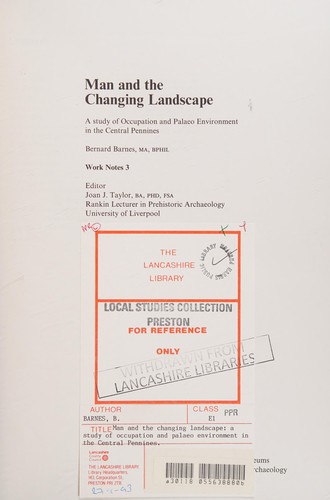 Man and the Changing Landscape (Practical Problems in Medicine)