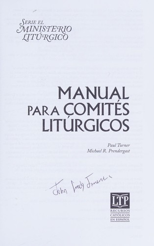 Manual para comités Litúrgicos