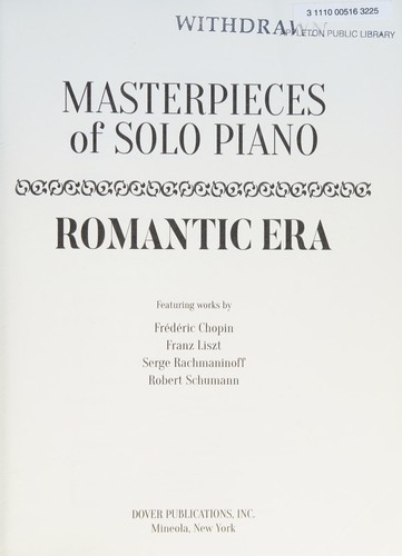 Masterpieces of Solo Piano