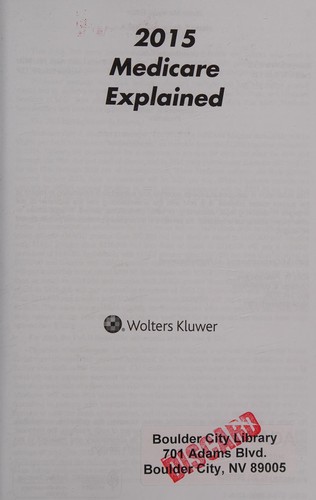 Medicare Explained (2015)