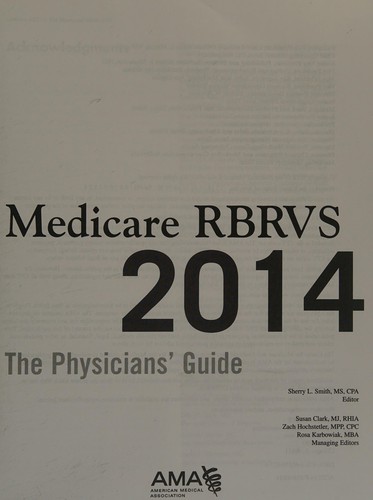 Medicare RBRVS 2014