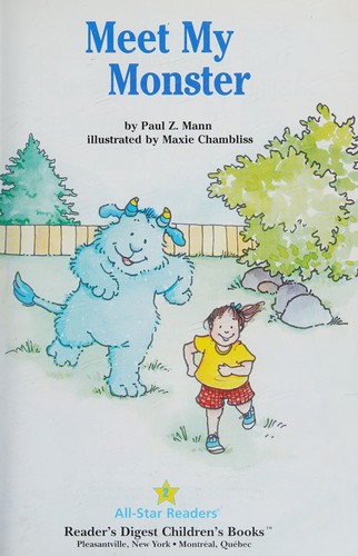 Meet My Monster Level 2 (All-Star Readers: Level 2)