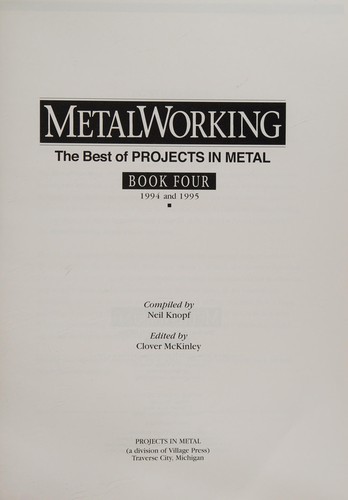 Metalworking Book 4