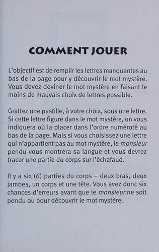 Monsieur Pendu - N° 4