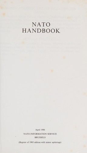 NATO Handbook 1986