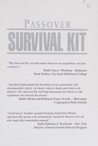 Passover Survival Kit