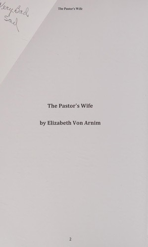 The Pastor's Wife