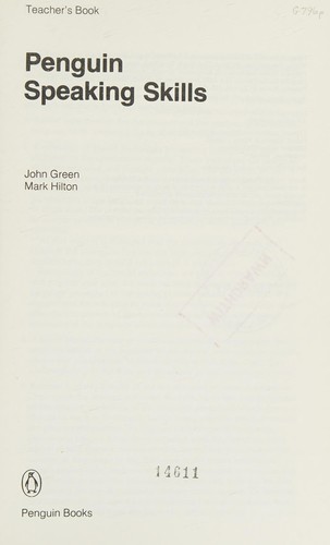 Speaking Skills (English Language Teaching)