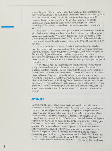 Perspectives on peace