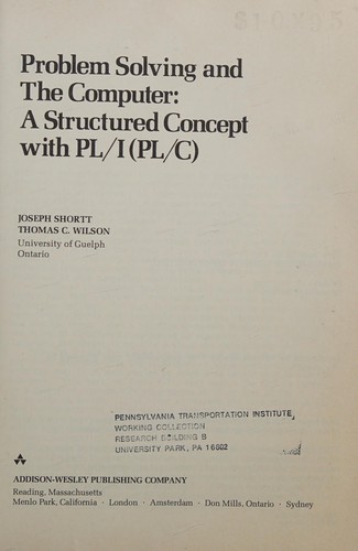 Problem Solving and the Computer