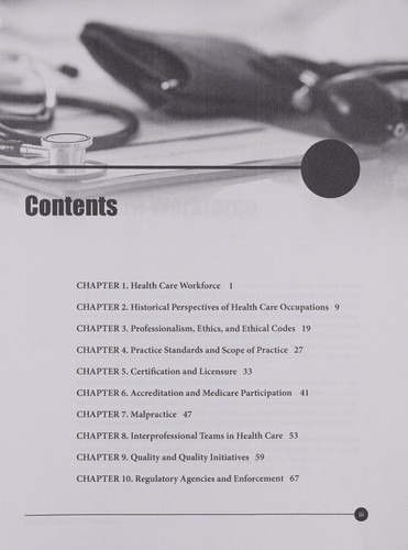 Professionalism, Quality and Compliance in Health Care