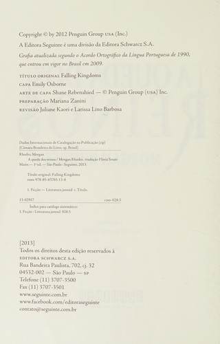 Queda dos Reinos (Em Portugues do Brasil)