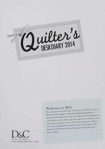 Quilter's Desk Diary 2014
