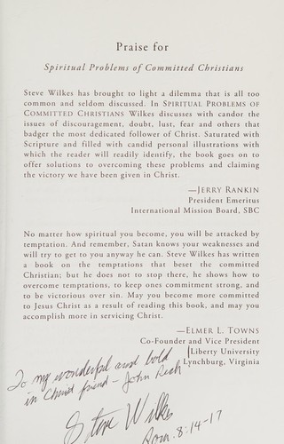 Spiritual Problems of Committed Christians