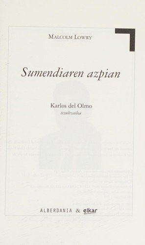 Sumendiaren Azpian (Literatura Unibertsala, No. 137)