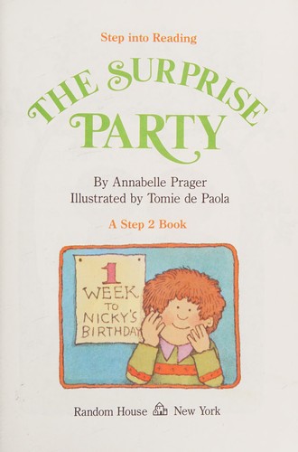 The Surprise Party (Step into Reading)