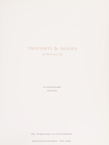 Thoughts & images for work and life