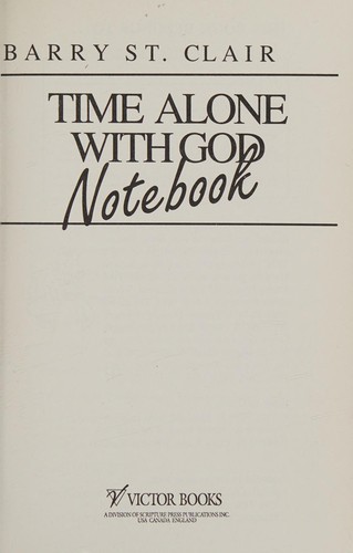 Time Alone Wtih God Note Book
