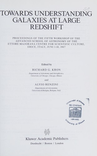 Towards understanding galaxies at large redshift