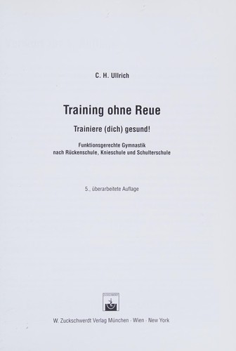 Training ohne Reue