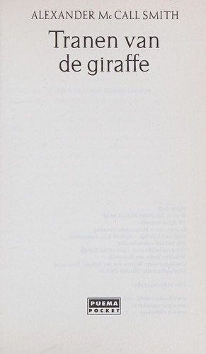 Tranen van de giraffe