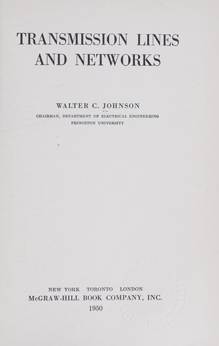 Transmission Lines and Networks