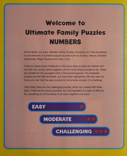 Ultimate Puzzles Numbers