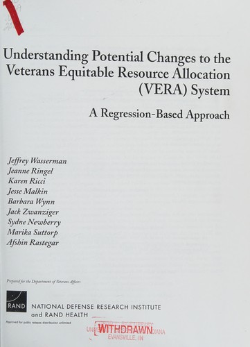 Understanding potential changes to the Veterans Equitable Resource Allocation System (VERA)