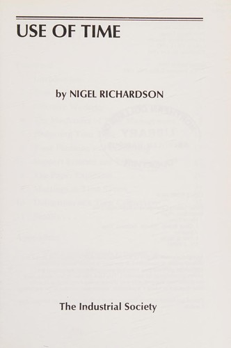 Use of Time (Management in Education)