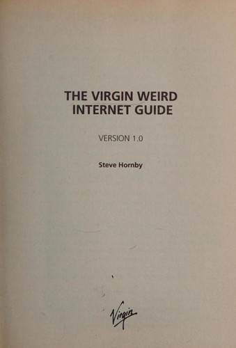 Virgin Weird Internet Guide