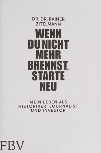 Wenn Du nicht mehr brennst, starte neu!
