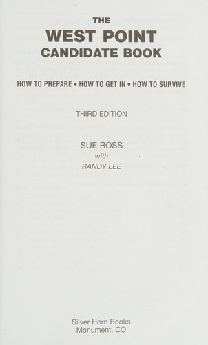 The West Point Candidate Book