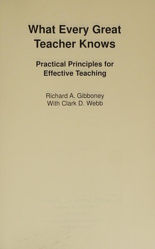 What Every Great Teacher Knows