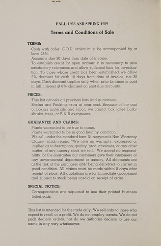 Fall 1958 and spring 1959