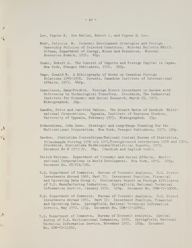 INTERNATIONAL ENTERPRISE