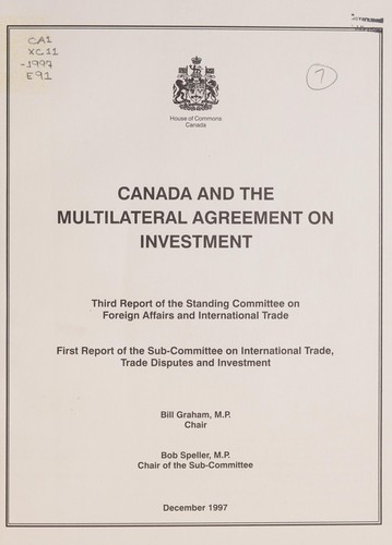 Canada and the Multilateral Agreement on Investment