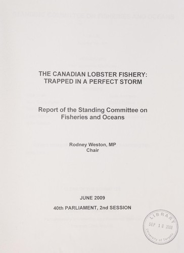 The Canadian lobster fishery