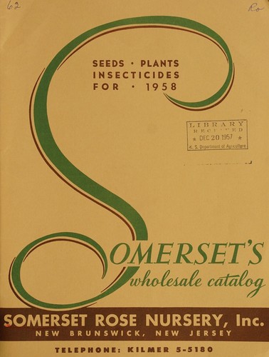 Somerset's wholesale catalog
