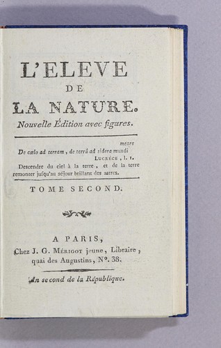 L'eleve de la nature