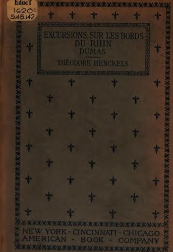 Excursions sur les bords du Rhin