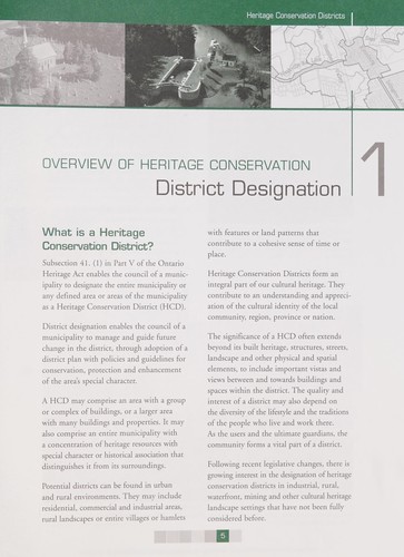 Heritage Conservation Districts