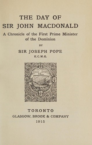 The day of Sir John MacDonald