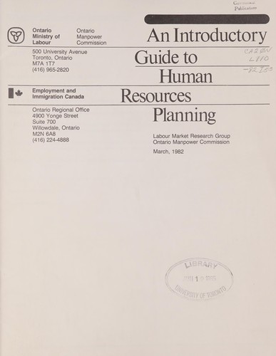 INTRODUCTORY GUIDE TO HUMAN RESOURCES PLANNING