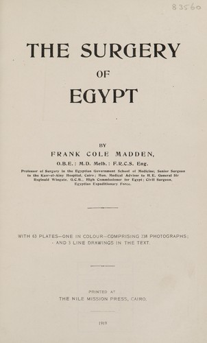 The surgery of Egypt