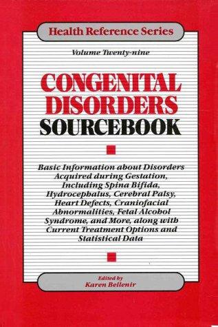 Congenital disorders sourcebook