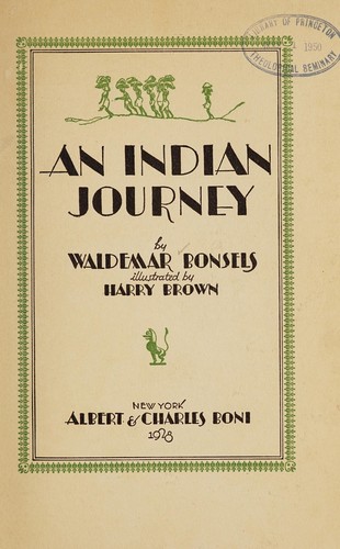 An Indian journey