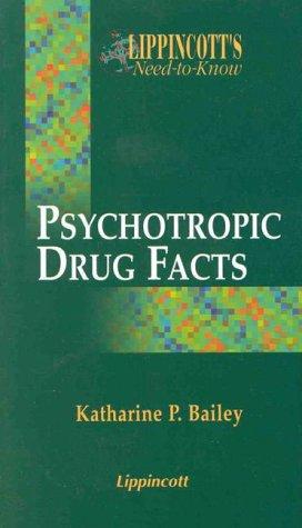 Lippincott's need-to-know psychotropic drug facts