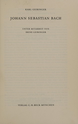 Johann Sebastian Bach.