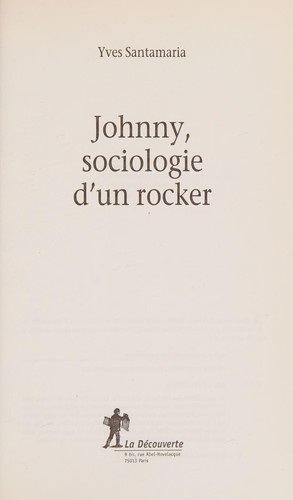 Johnny, sociologie d'un rocker